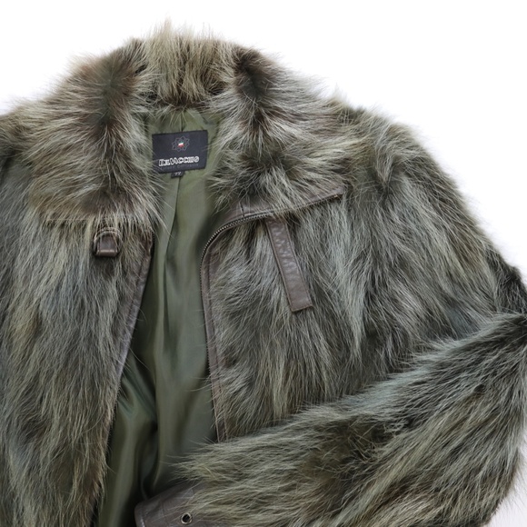 LEATHER AND FUR JACKET - Picture 4 of 9